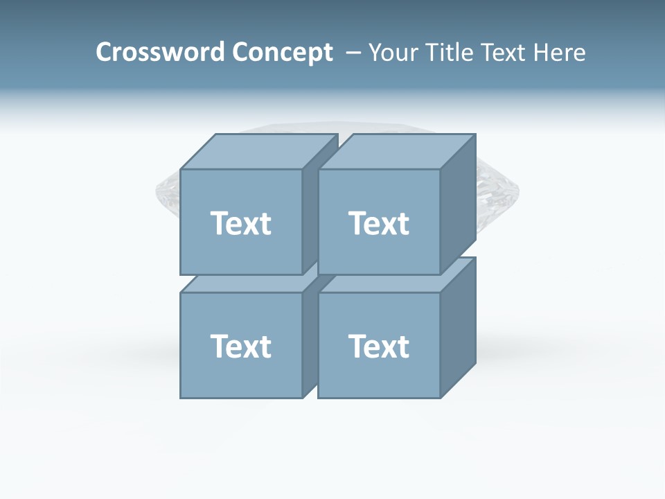 Glowing Background Diamond PowerPoint Template