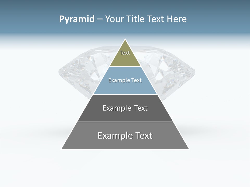 Glowing Background Diamond PowerPoint Template