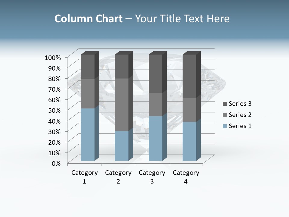 Glowing Background Diamond PowerPoint Template