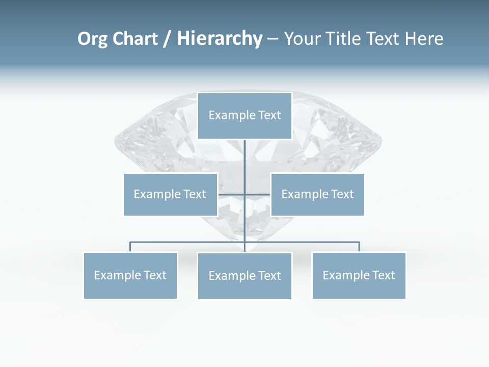 Glowing Background Diamond PowerPoint Template