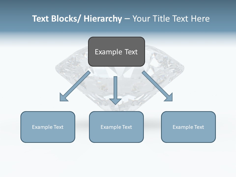 Glowing Background Diamond PowerPoint Template