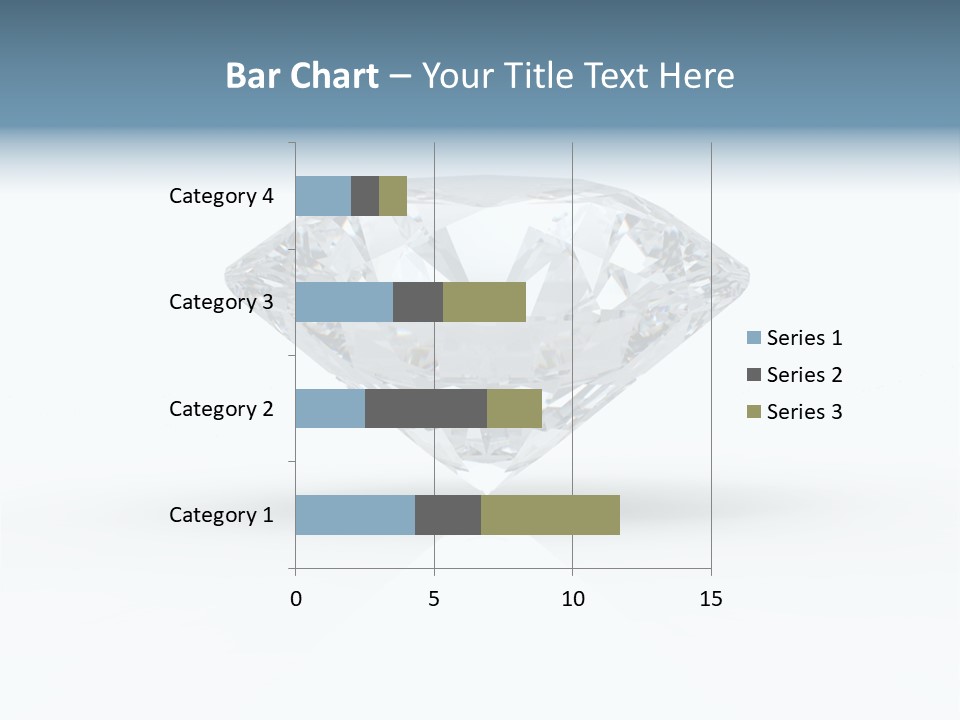 Glowing Background Diamond PowerPoint Template