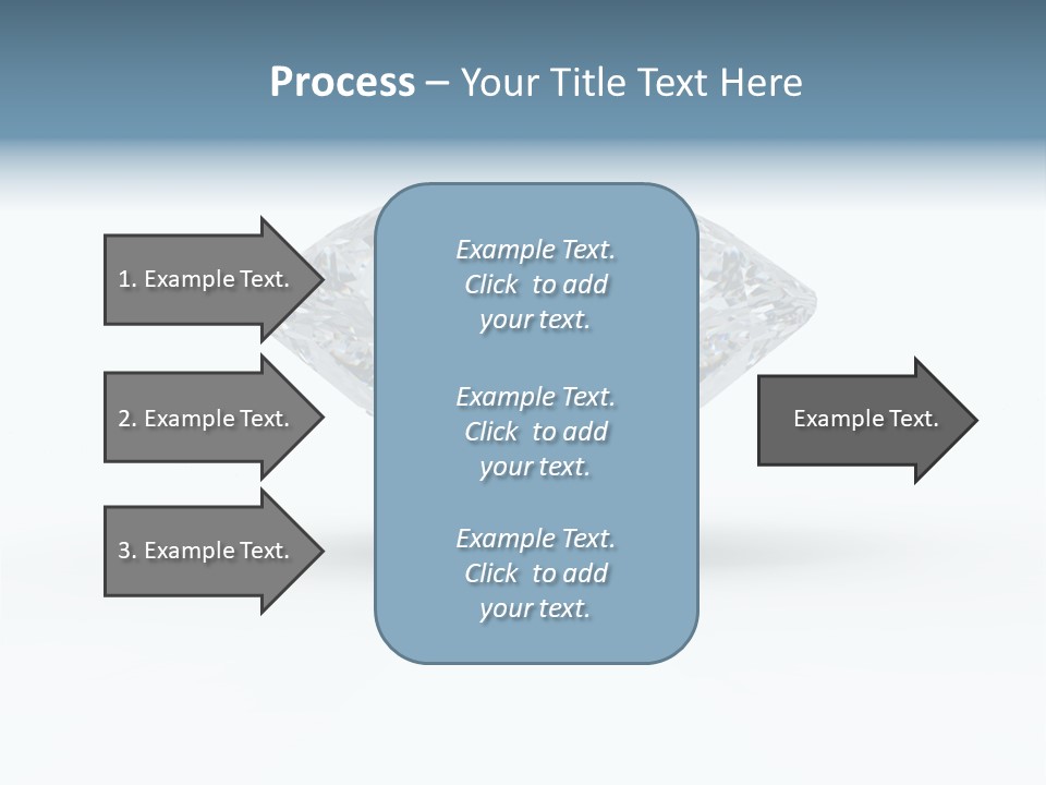 Glowing Background Diamond PowerPoint Template