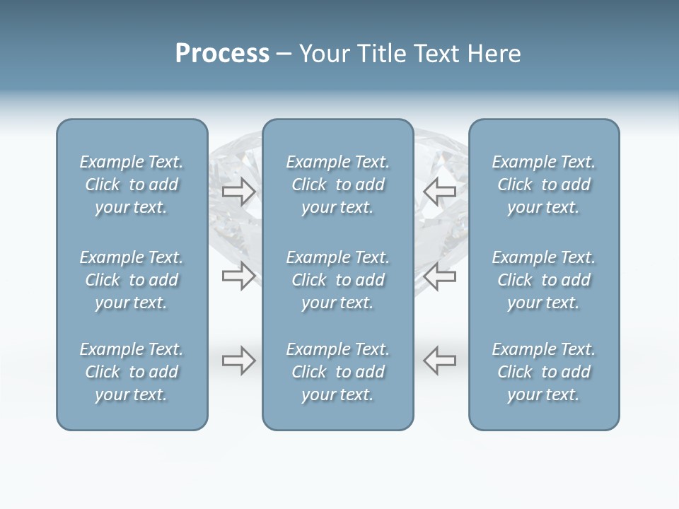 Glowing Background Diamond PowerPoint Template