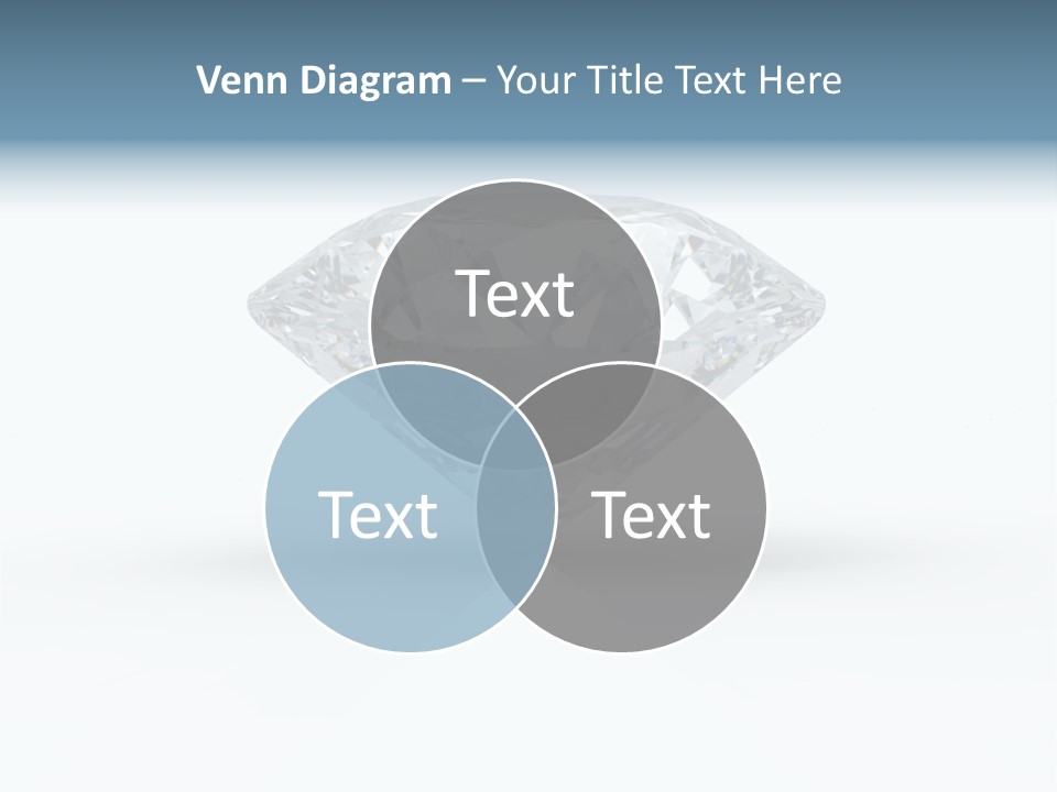 Glowing Background Diamond PowerPoint Template