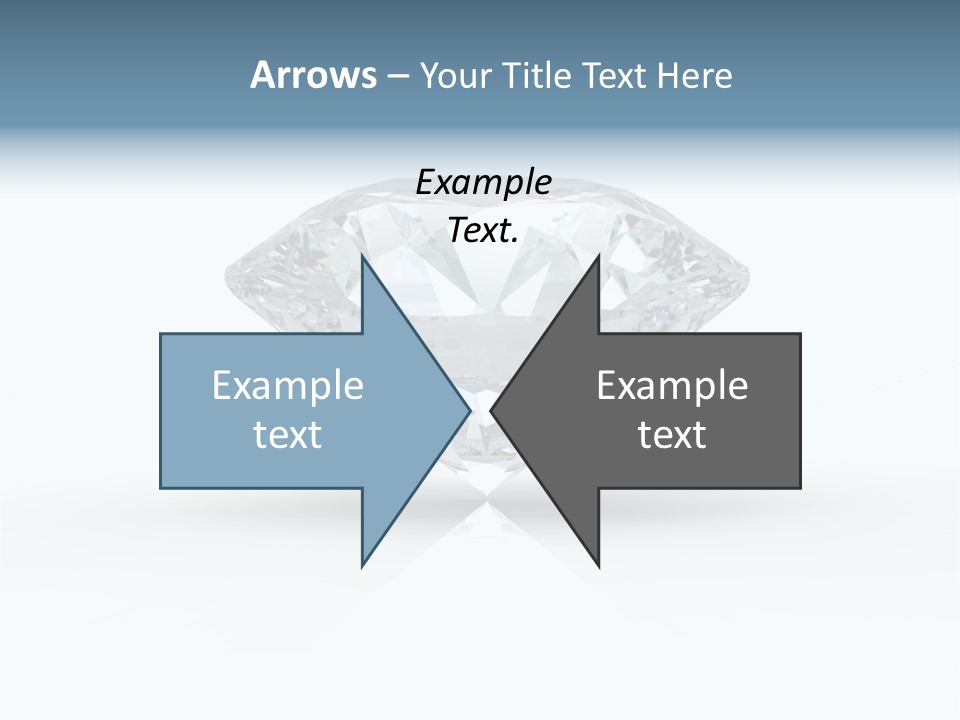 Glowing Background Diamond PowerPoint Template