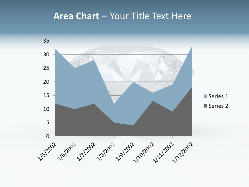 Glowing Background Diamond PowerPoint Template