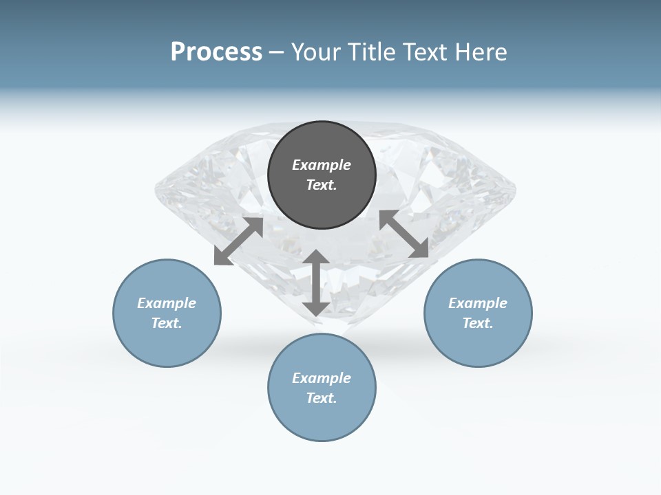 Glowing Background Diamond PowerPoint Template