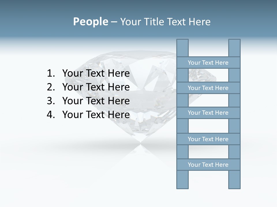 Glowing Background Diamond PowerPoint Template