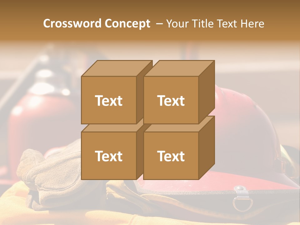 Gear Extinguisher Tool PowerPoint Template