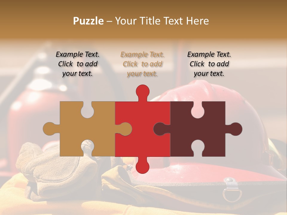 Gear Extinguisher Tool PowerPoint Template