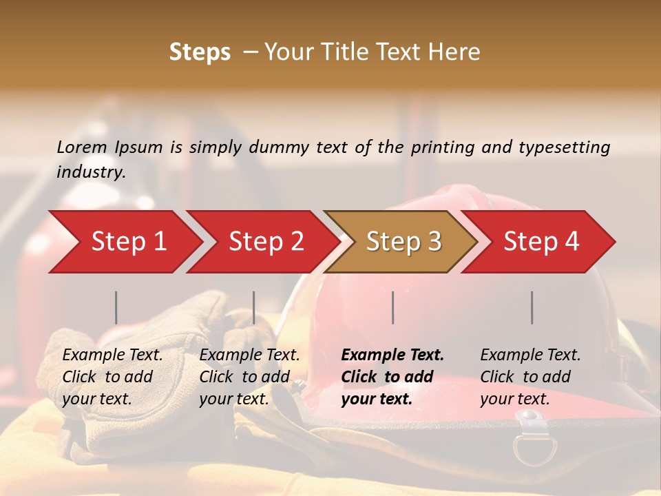 Gear Extinguisher Tool PowerPoint Template