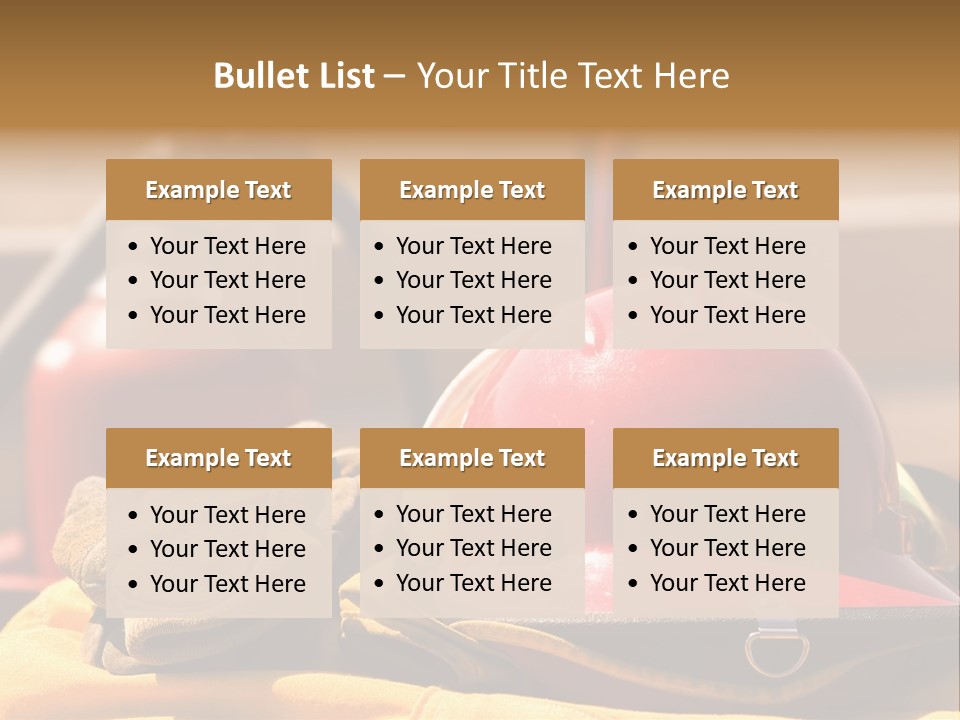 Gear Extinguisher Tool PowerPoint Template