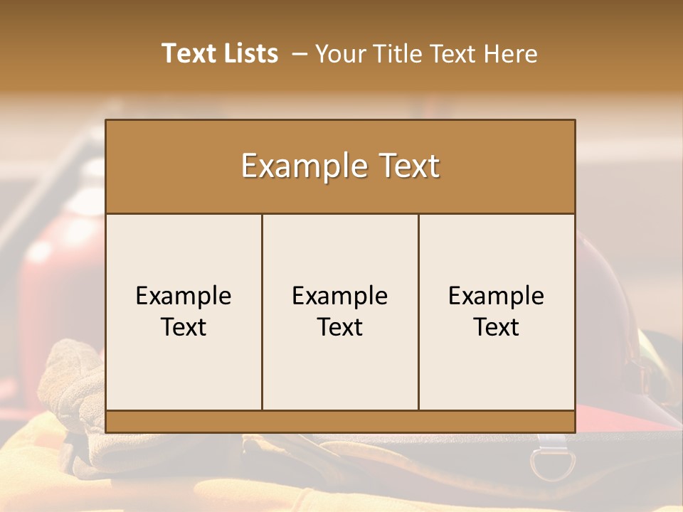 Gear Extinguisher Tool PowerPoint Template