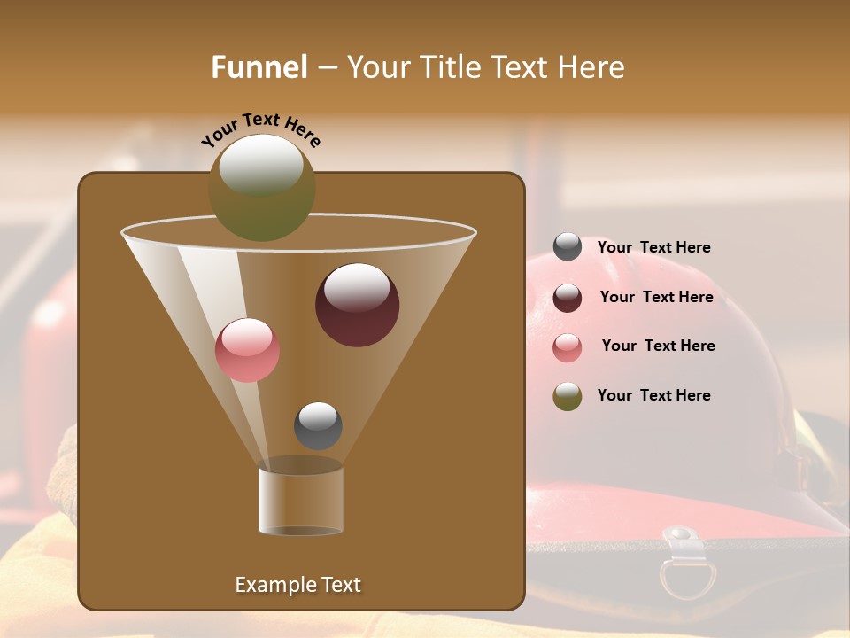 Gear Extinguisher Tool PowerPoint Template