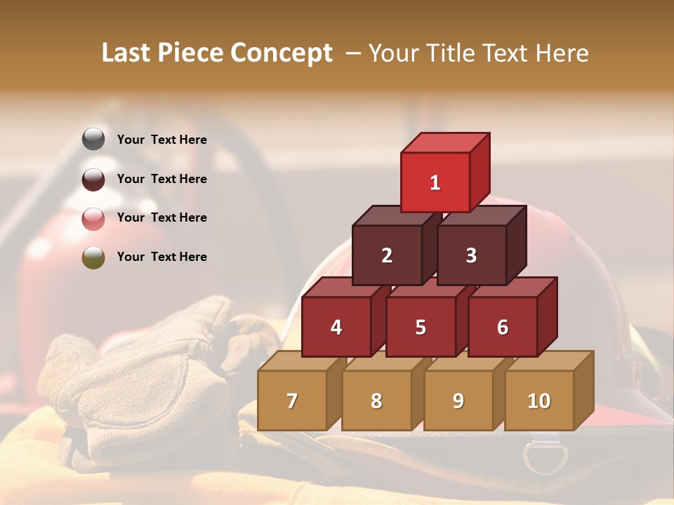 Gear Extinguisher Tool PowerPoint Template