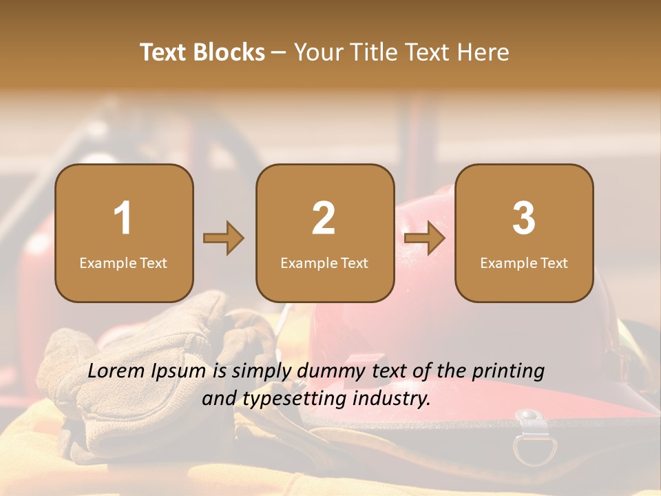 Gear Extinguisher Tool PowerPoint Template