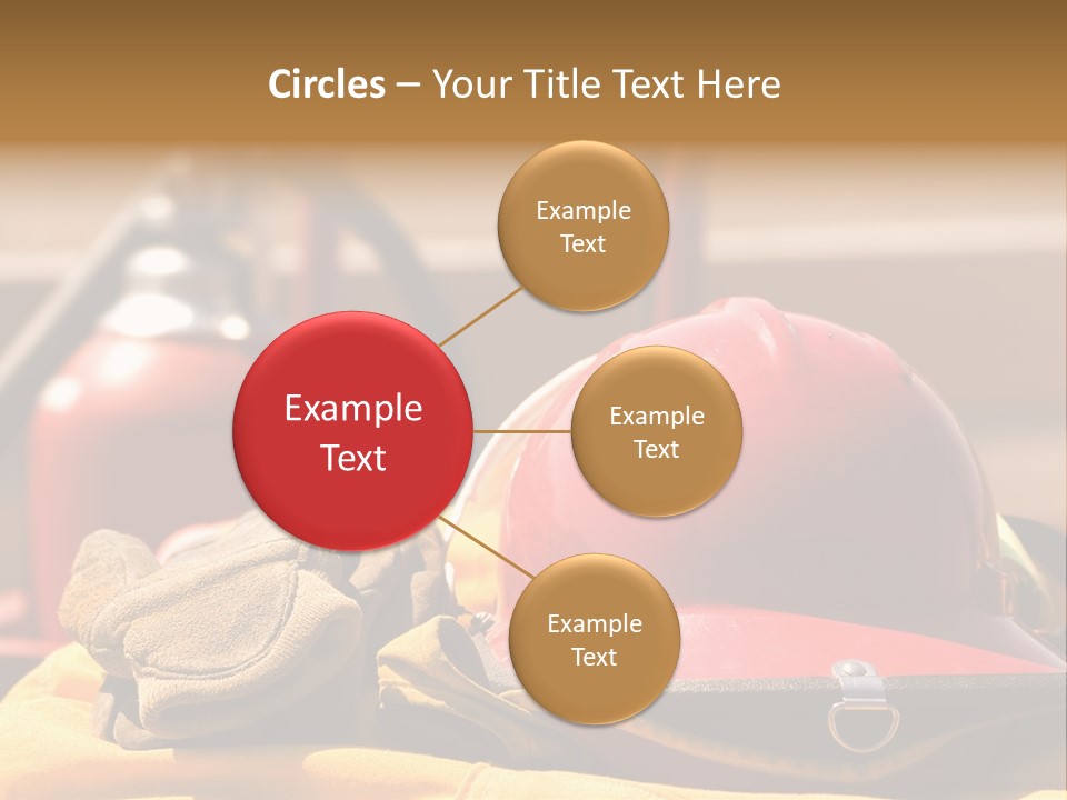 Gear Extinguisher Tool PowerPoint Template