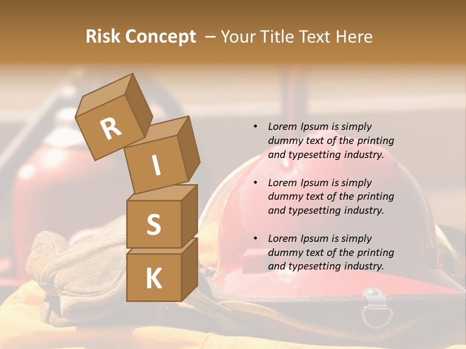 Gear Extinguisher Tool PowerPoint Template