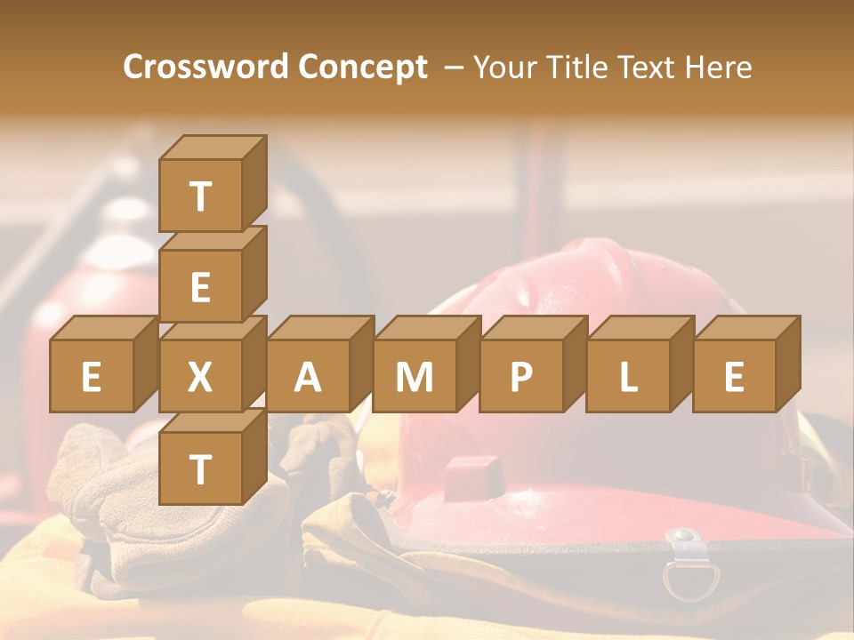 Gear Extinguisher Tool PowerPoint Template