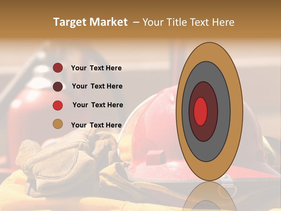 Gear Extinguisher Tool PowerPoint Template