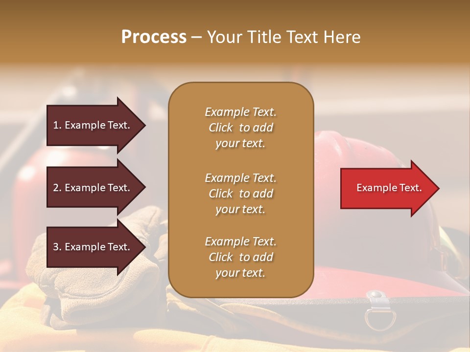 Gear Extinguisher Tool PowerPoint Template