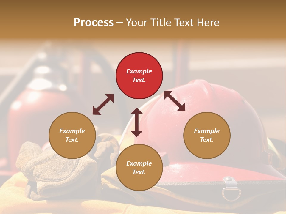 Gear Extinguisher Tool PowerPoint Template