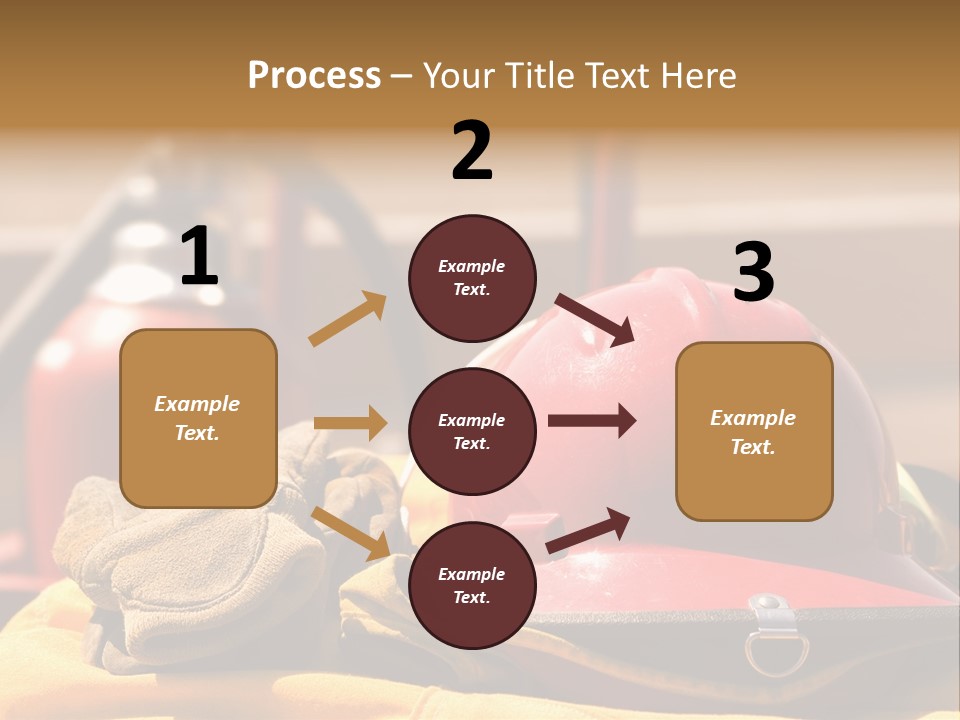 Gear Extinguisher Tool PowerPoint Template