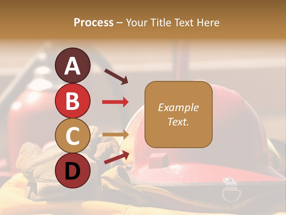 Gear Extinguisher Tool PowerPoint Template