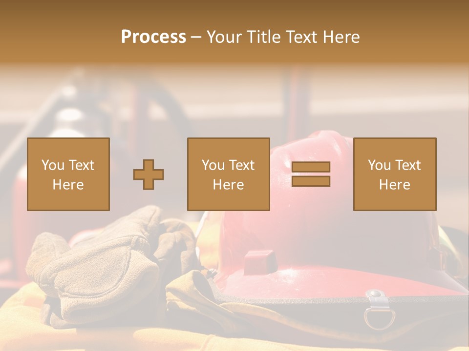 Gear Extinguisher Tool PowerPoint Template