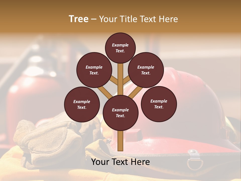 Gear Extinguisher Tool PowerPoint Template