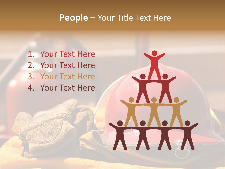 Gear Extinguisher Tool PowerPoint Template