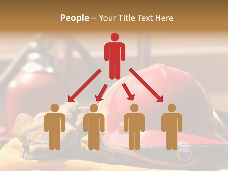 Gear Extinguisher Tool PowerPoint Template