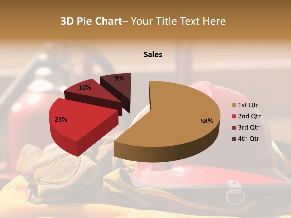 Gear Extinguisher Tool PowerPoint Template