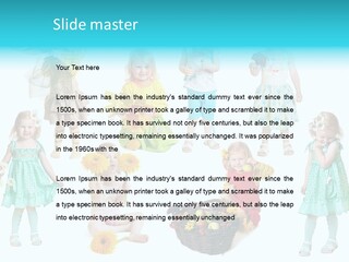 Angelic Autumn Fruit PowerPoint Template