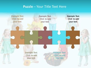 Angelic Autumn Fruit PowerPoint Template