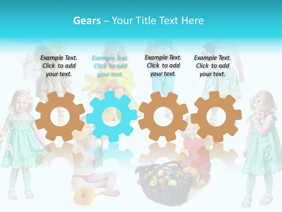 Angelic Autumn Fruit PowerPoint Template