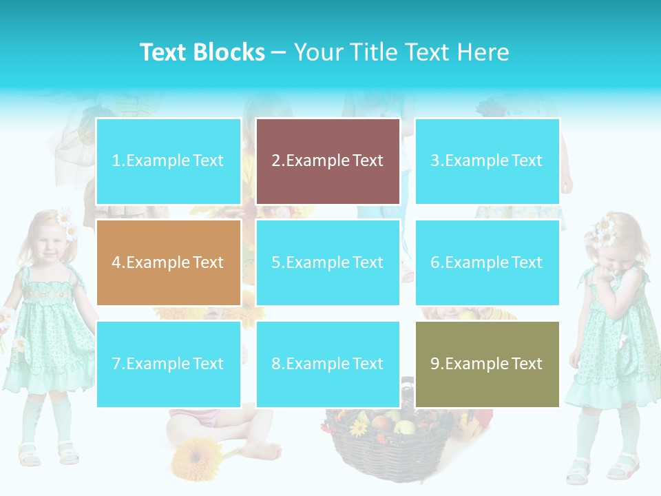 Angelic Autumn Fruit PowerPoint Template