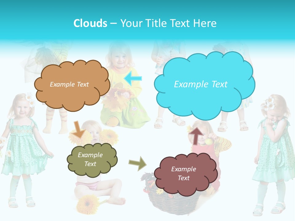 Angelic Autumn Fruit PowerPoint Template