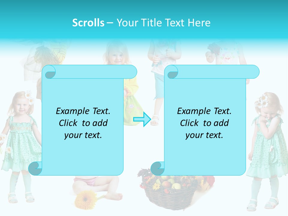 Angelic Autumn Fruit PowerPoint Template