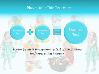 Angelic Autumn Fruit PowerPoint Template