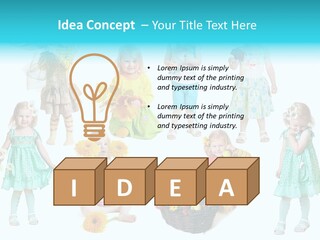 Angelic Autumn Fruit PowerPoint Template