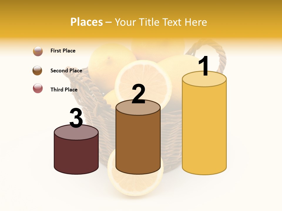 Healthy Lemon Vitamin PowerPoint Template