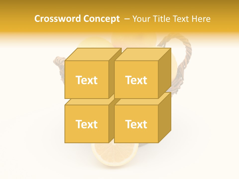 Healthy Lemon Vitamin PowerPoint Template