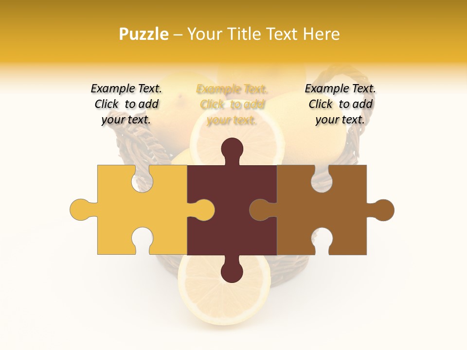 Healthy Lemon Vitamin PowerPoint Template