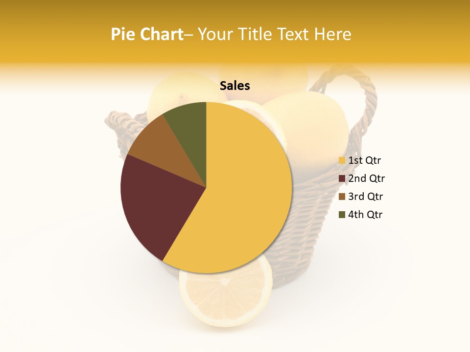 Healthy Lemon Vitamin PowerPoint Template