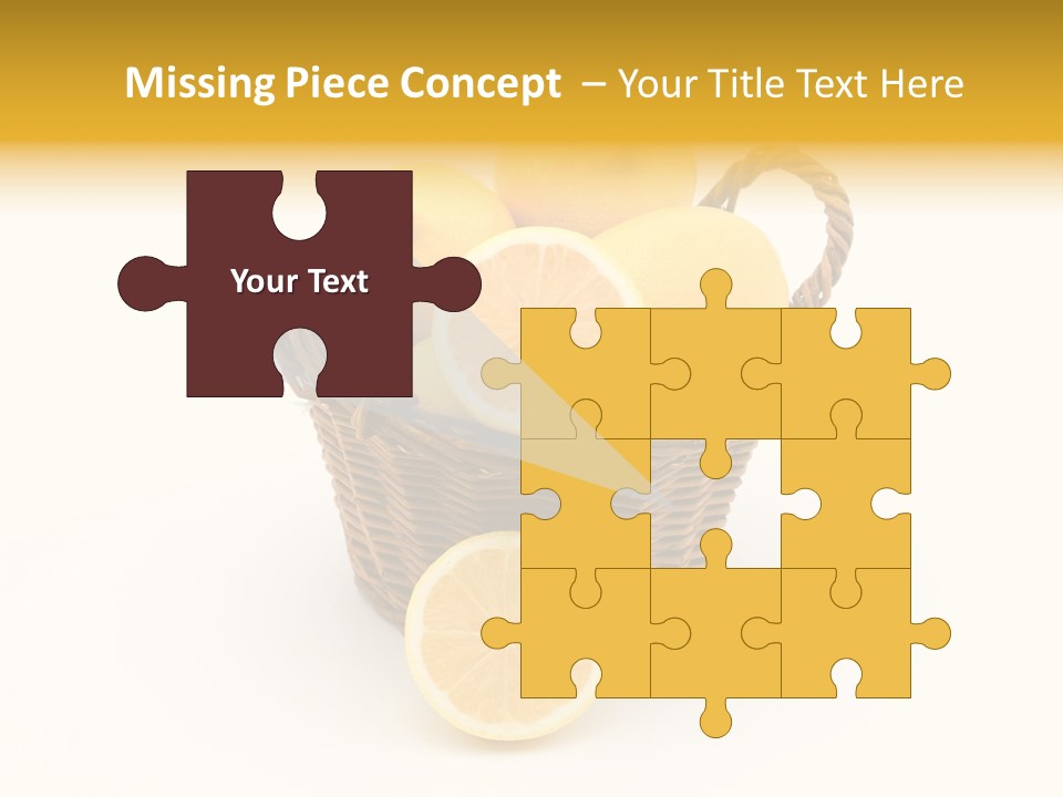 Healthy Lemon Vitamin PowerPoint Template