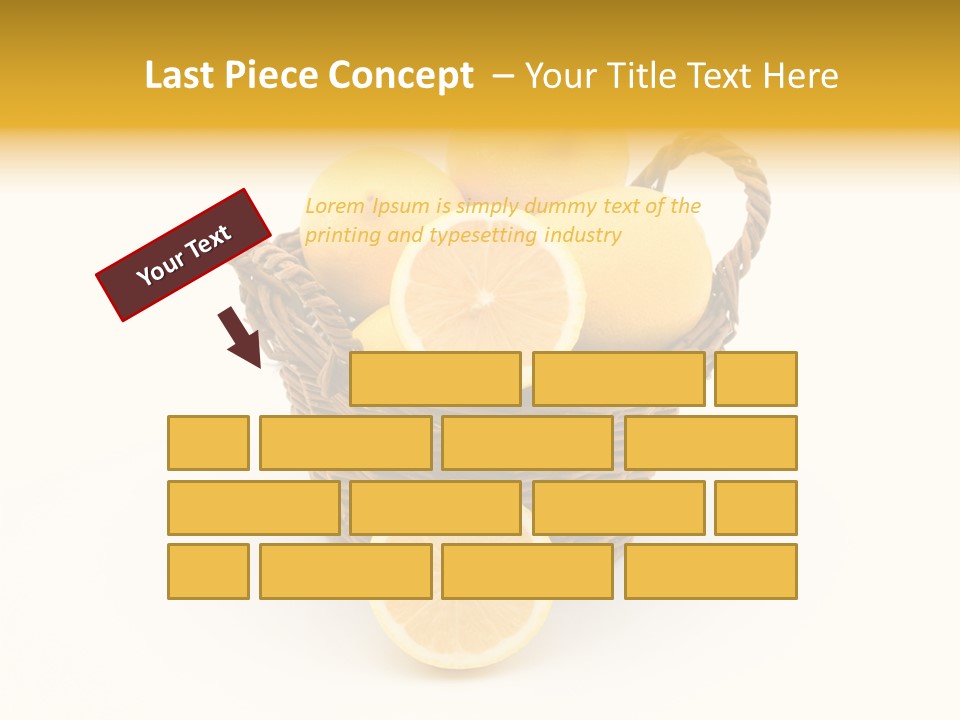 Healthy Lemon Vitamin PowerPoint Template