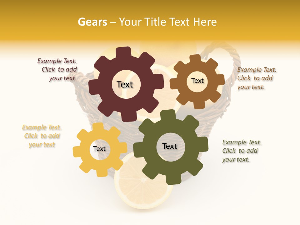 Healthy Lemon Vitamin PowerPoint Template