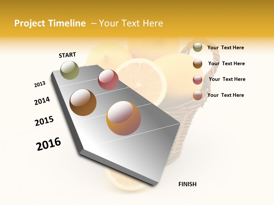 Healthy Lemon Vitamin PowerPoint Template